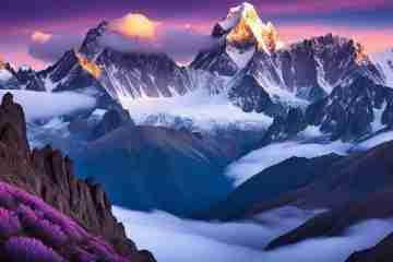 breathtaking views in the Andes