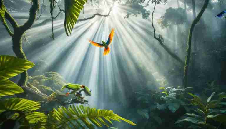 wildlife spotting in the peruvian Amazon