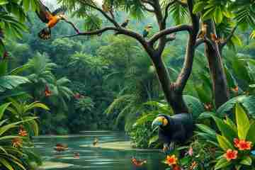 wildlife spotting in the amazon